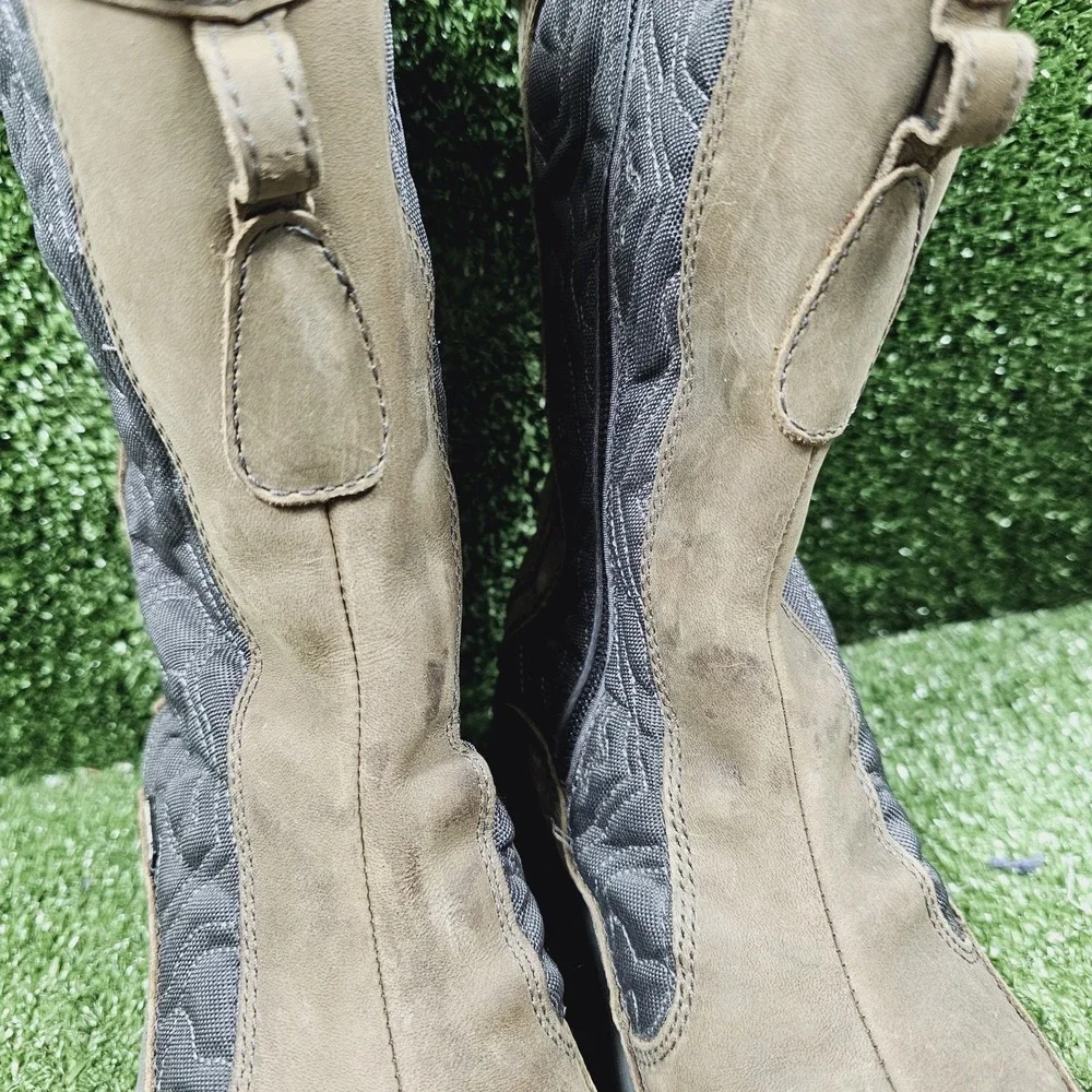 Keen Betty II Green Leather Winter‎ Waterproof Warm Insulated Boots Womens 6.5